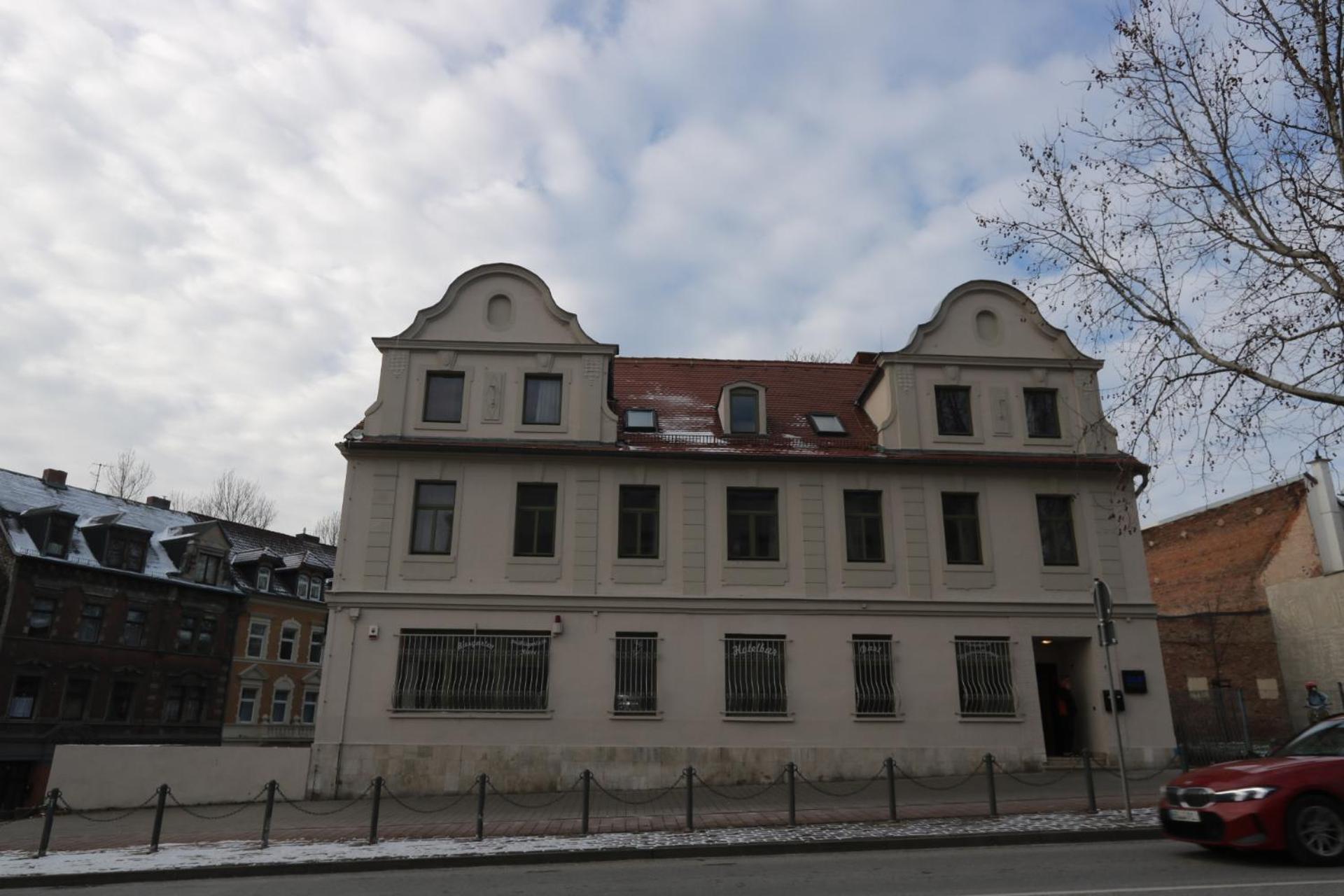 Am Fluss Saale Hotel Weißenfels Buitenkant foto